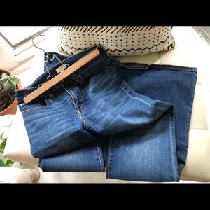 J. Crew super flare denim